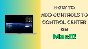 macOS Tahoe 26: How to Add Controls to Control Center on Mac
