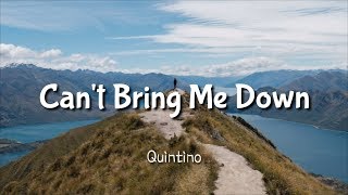 Quintino - Can't Bring Me Down (Lyrics)