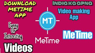 METIME VIDEO MAKING APP - best app for creative videos #surajmeena #MeTime screenshot 5