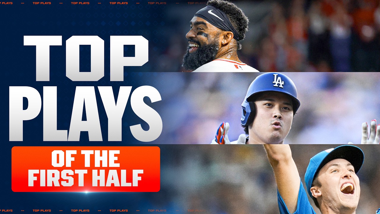 The TOP 50 PLAYS of the 1st half of the 2026 MLB season! 💪 (Historic HRs, crazy catches, MORE!)