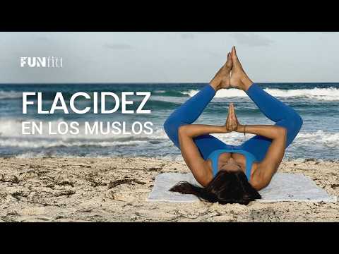 Me molesta la grasita y flacidez de mis muslos | 4 ejercicios en casa