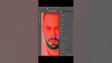 Create facial hair in photoshop-#shorts #shortsvideo #shortsyoutube