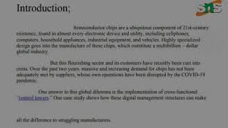 CASE STUDY ON IC CHIP SHORTAGE !