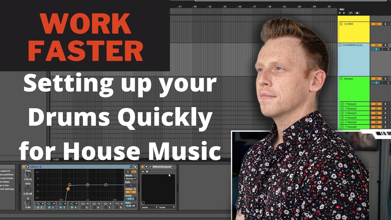 Quickly Arranging House Drums In Ableton - Work Faster Ep. 3 - YouTube