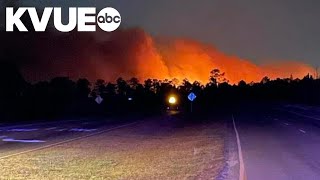 Crews battle wildfires in North and South Carolina amid dry conditions, gusty winds