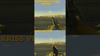Project Weaponry : knockback four barrel and kriss vector