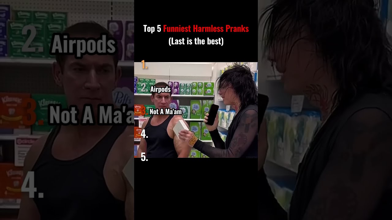 Top 5 Funniest Harmless Pranks Last Is The Best 