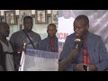 Dame Jr libre ! Remise de drapeau à Malick Ngom, président du CNG de lutte