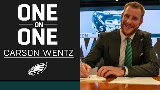 Carson Wentz Reflects on 2016 NFL Draft, Birthday Parties & More | Eagles One-On-One