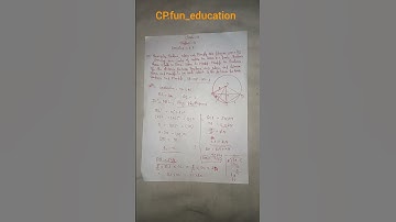 class 9 math chapter 9 circle and exercise 9.2 questions 5 solutions