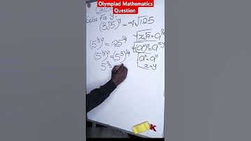 Olympiad Mathematics Question: Solve for x. #creatorstudio #maths