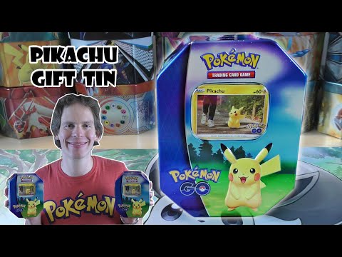 pokémon trading card game pokemon go gift tin TCG: Pokémon Tin, Snorlax Edition : Toys & Games complemented by an additional Foil card featuring Pikachu Pokemon GO Gift Tin (Pikachu)
