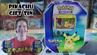 Pokemon GO Gift Tin Opening
