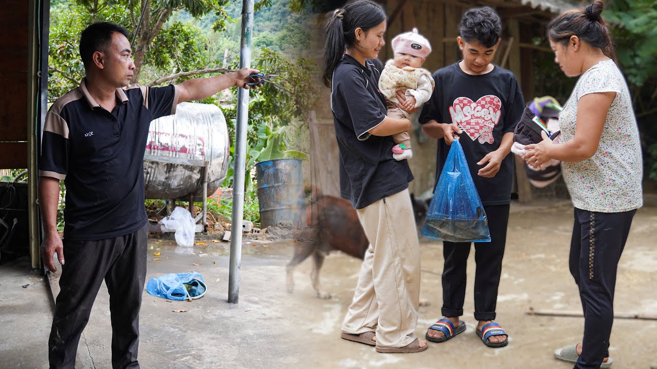 17 year old single mother - Surprise gift for mother when Manh and Yen ...