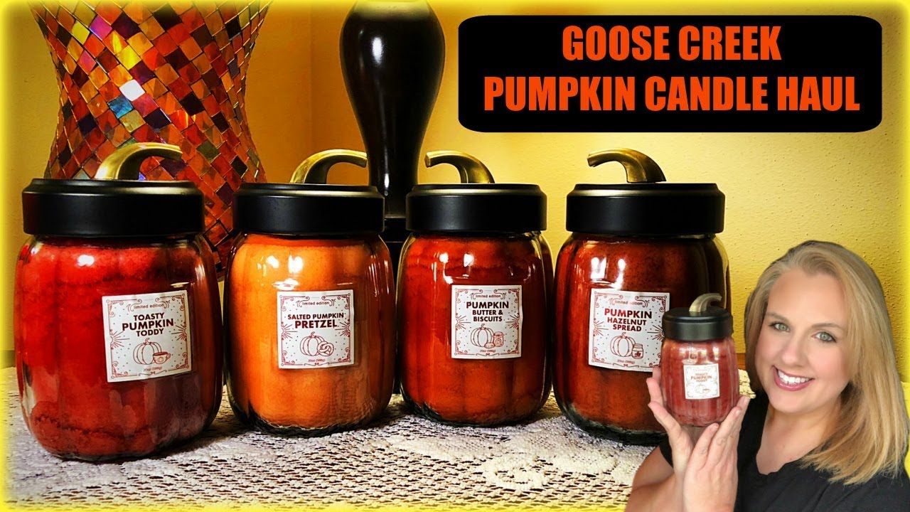 GOOSE CREEK 2018 FALL PUMPKIN CANDLE HAUL YouTube
