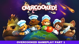 Overcooked Single Player Tutorial, Levels 1-1 – 1-6, Walk Through Gameplay (Nintendo Switch)