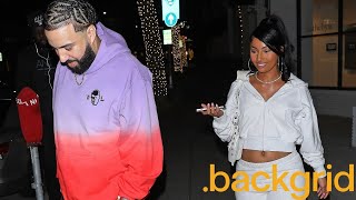 New Couple Alert!!! French Montana and Rubi Rose are all smiles as they head out for dinner