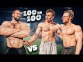 ЖИМ 100кг на 100 РАЗ / КТО БЫСТРЕЕ?