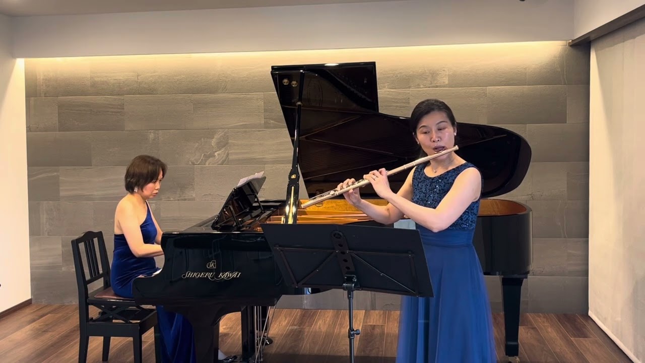 ショパン:ノクターンop.9-2  フルートでショパン 桑名明子fl,樋口五葉pf#ショパン#ノクターン#フルート