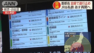 首都高　大雨の影響で午後4時に全面通行止め(19/10/12)