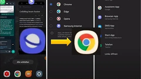 Wie kann ich die Chrome App öffnen?