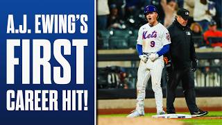 A.J. Ewing's First Career Hit! FULL AT-BAT screenshot 4