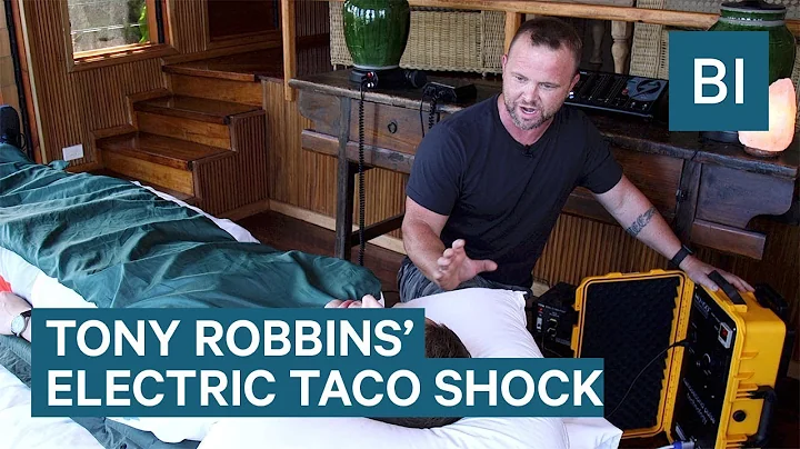 Tony Robbins shocks himself every morning with the "electric taco"