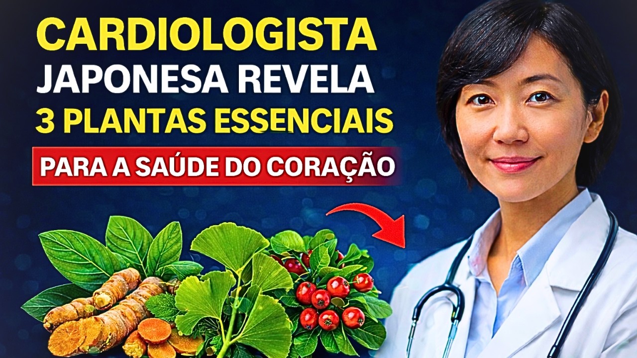 Cardiologista Japonesa Revela 3 Plantas Essenciais para a Saúde do Coração