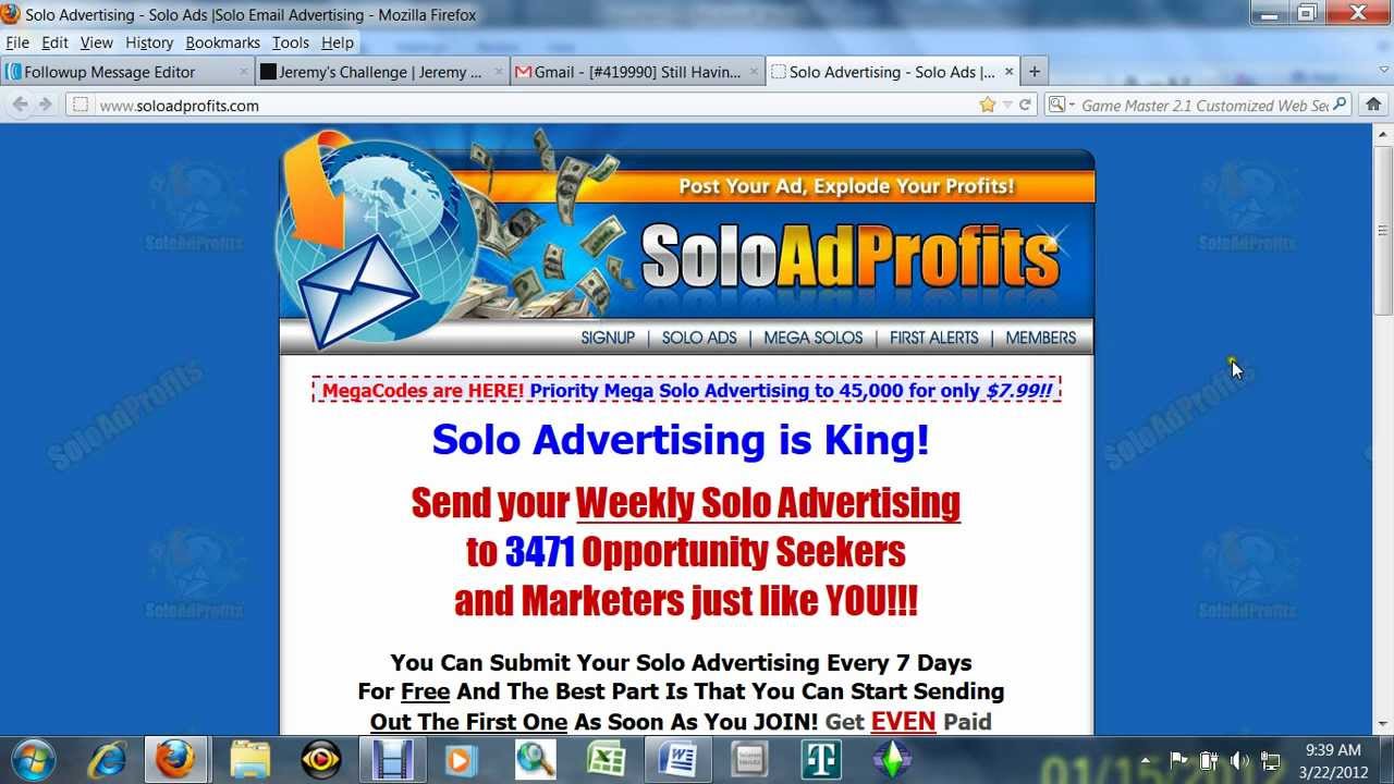 How To Use Solo Ad Porfits