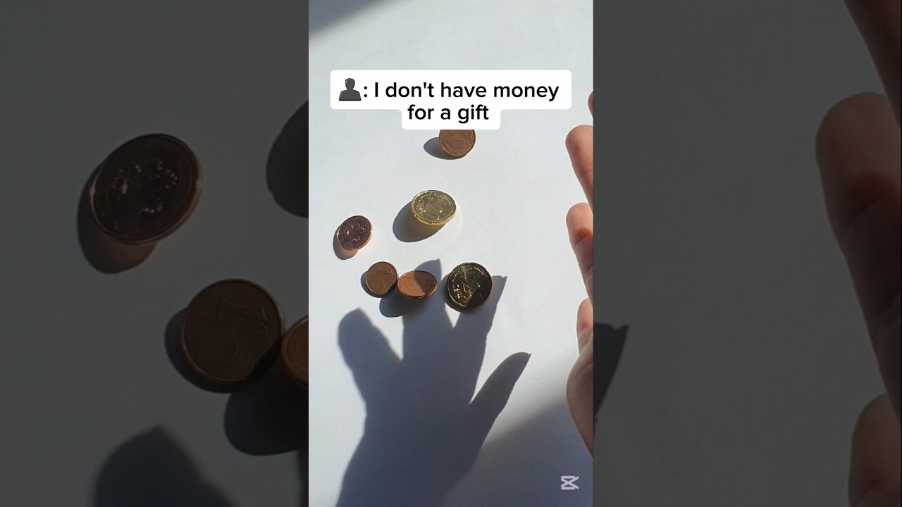 NO MONEY? 🎁 Make a gift yourself!   