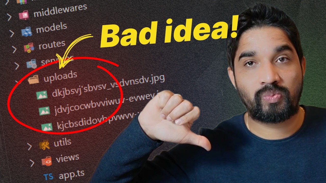 Why You Should NEVER❌ Store Images in Your Server? Do This Instead✅ | Explained in Hindi | Day 7/100