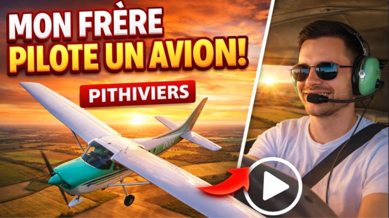 PILOTER un AVION au coucher de soleil – VOL en Cessna 152 à LFFP