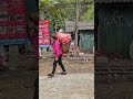 The young girl cleaned the house and then went out to pick up bottles and jars to sell