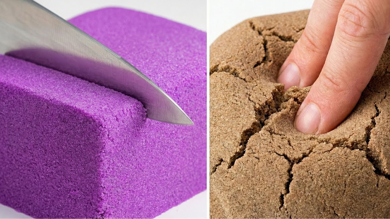 Kinetic Sand ASMR | Total Oddly Satisfying Overload - YouTube