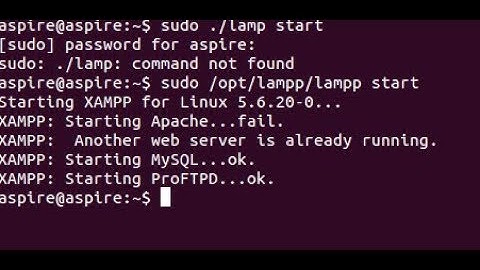 Xampp/lampp - Apache failed to start [SOLVED] #Linux