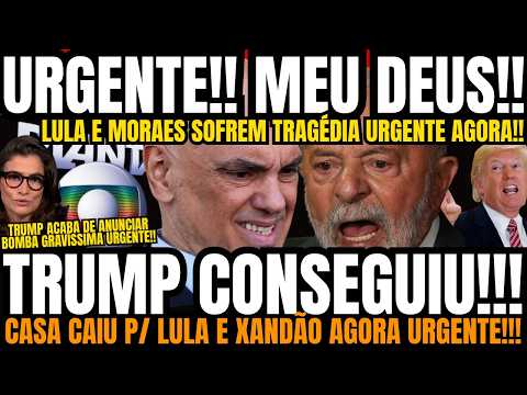 URGENTE!! A CASA CAIU!! BOMBA EXPLODE AGORA, TRUMP REAGE LULA XANDÃO ATINGIDOS, FLÁVIO BOLSONARO CON