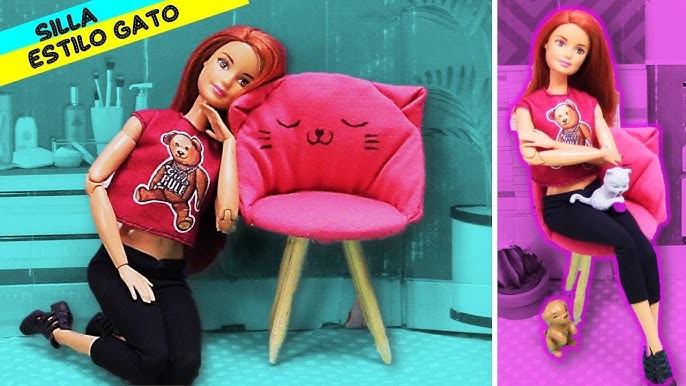 COMO FAZER CAMA COM ESCORREGA PARA BARBIE CHELSEA / HOW TO MAKE