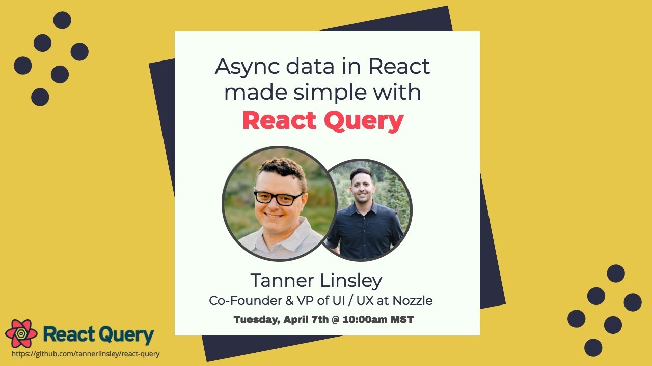 Async data made simple with React Query | I'm a developer, instructor, and speaker Async Data Made Simple With React Query | I'M A Developer, Instructor, And Speaker