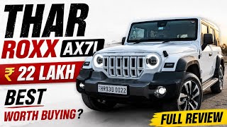 “22 LAKH KI MONSTER SUV 🔥| MAHINDRA THAR ROXX AX7L 4x4 MANUAL REVIEW” #tharrox #yt #youtubevideo