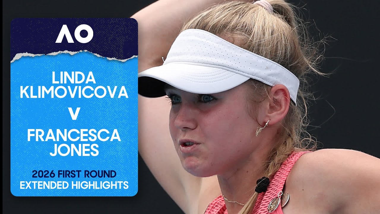 Linda Klimovicova v Francesca Jones Extended Highlights | Australian Open 2026 First Round