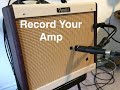 Recording Your Guitar Amp (Blues Junior, Jensen P12Q, Shure SM57, Tube Screamer)