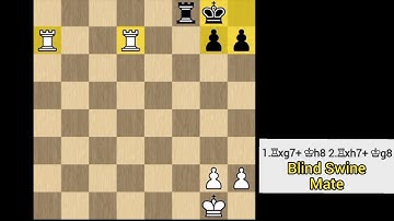 CHECKMATE PATTERNS: Blind Swine Mate