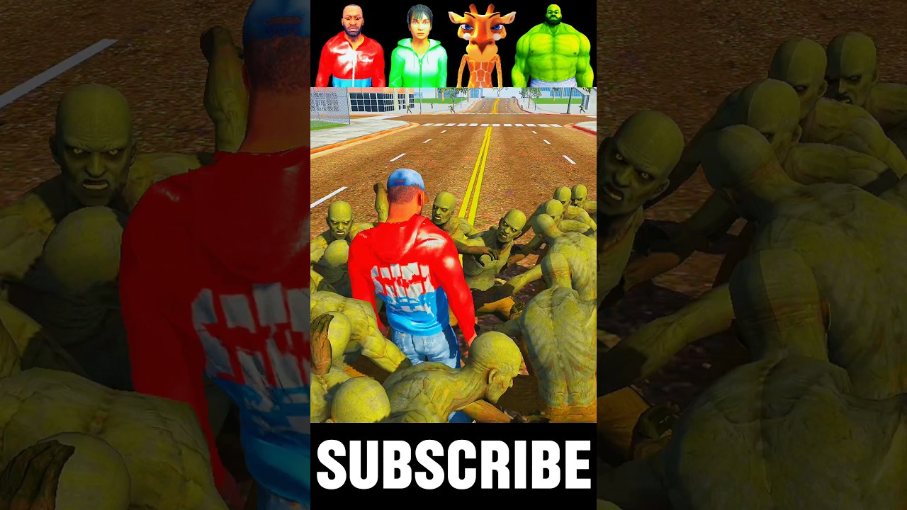 Indian Bikes Driving 3D 💥 All Character Vs Zombie Fight Challenge 🤯 