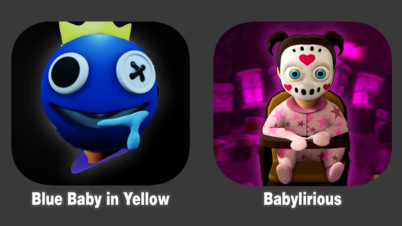 The BLUE Baby in Yellow (Rainbow Friends) vs Babylirious Baby Yellow YouTube