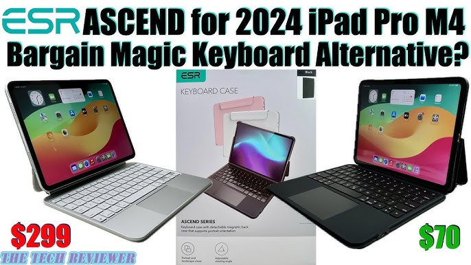 ESR iPad Pro 12.9 Magic Keyboard Case ESR Ascend Keyboard Case for 2024 iPad Pro (M4) 11 Inch: A Bargain Apple  Keyboard Alternative?
