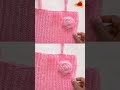 How to Attach Crochet flower to a Crochet top