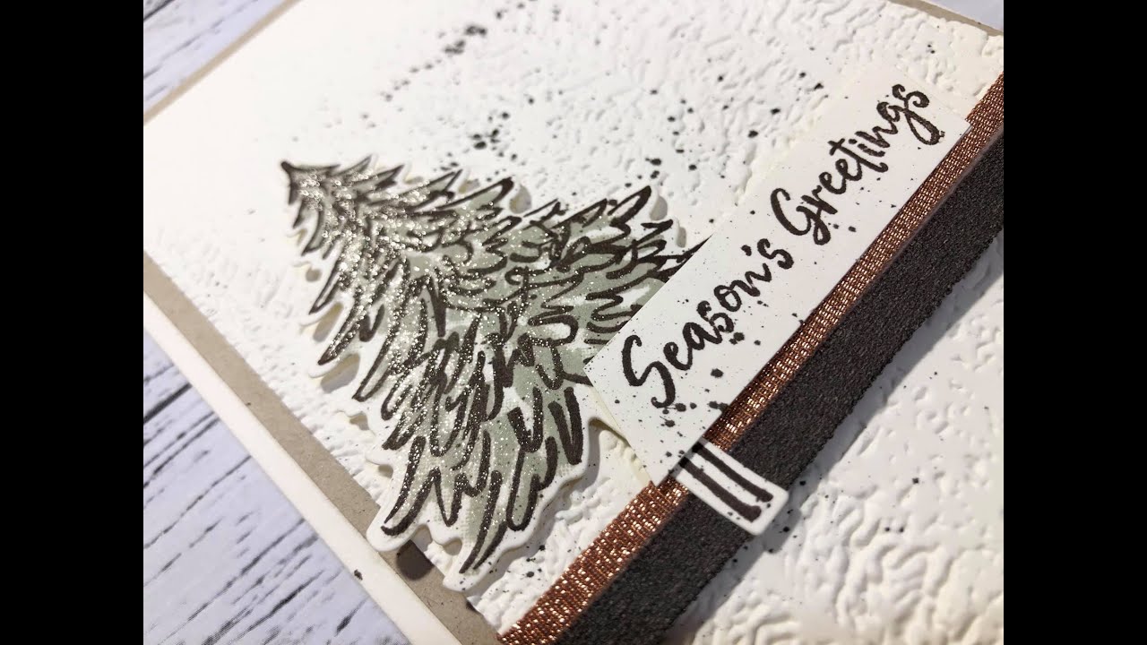 Stampin Up! In the Pines Быстрая штамповка открыток с DonnaG!