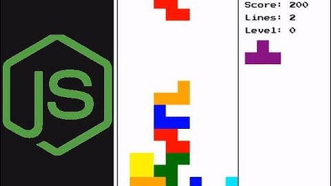 JavaScript Tetris - Kids Code Camp 2020