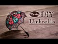 【レジン×ペーストクレイ】メルヘンチックなパゴダ傘 DIY Pagoda umbrella made of paste clay [Resin]
