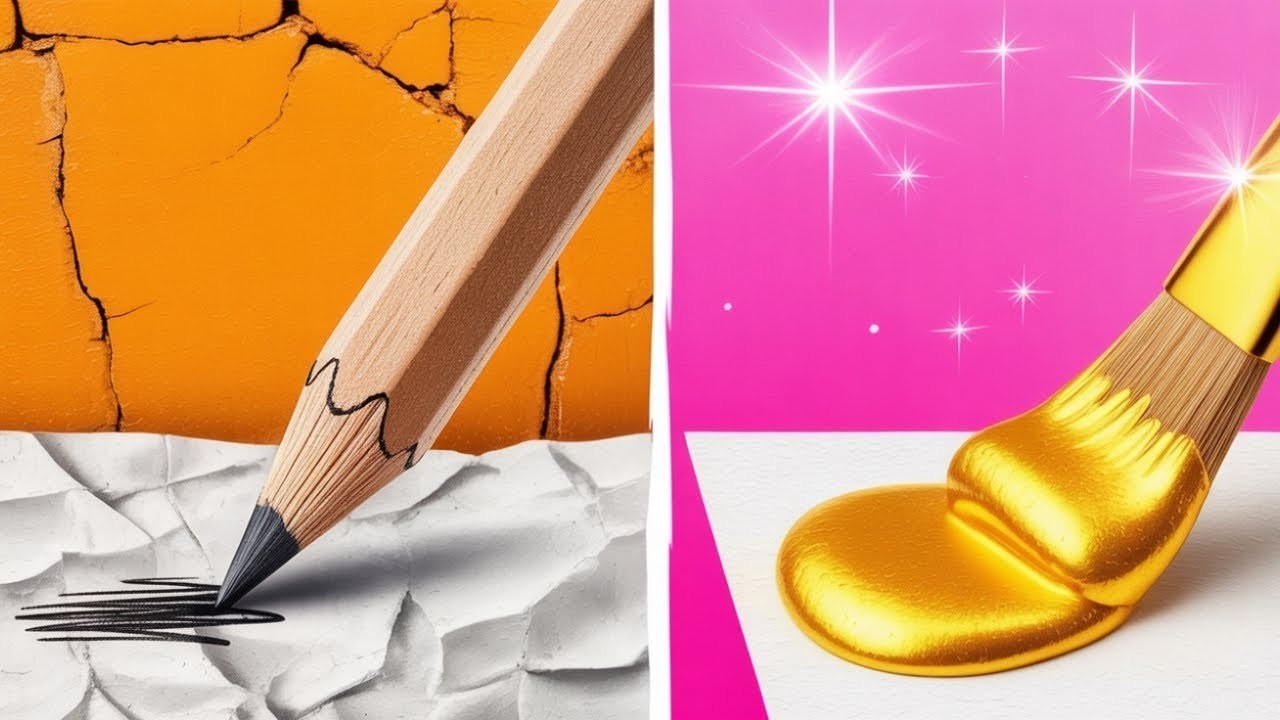 Время Арт-Преображения! Блестящие Арт-Лайфхаки и Поделки